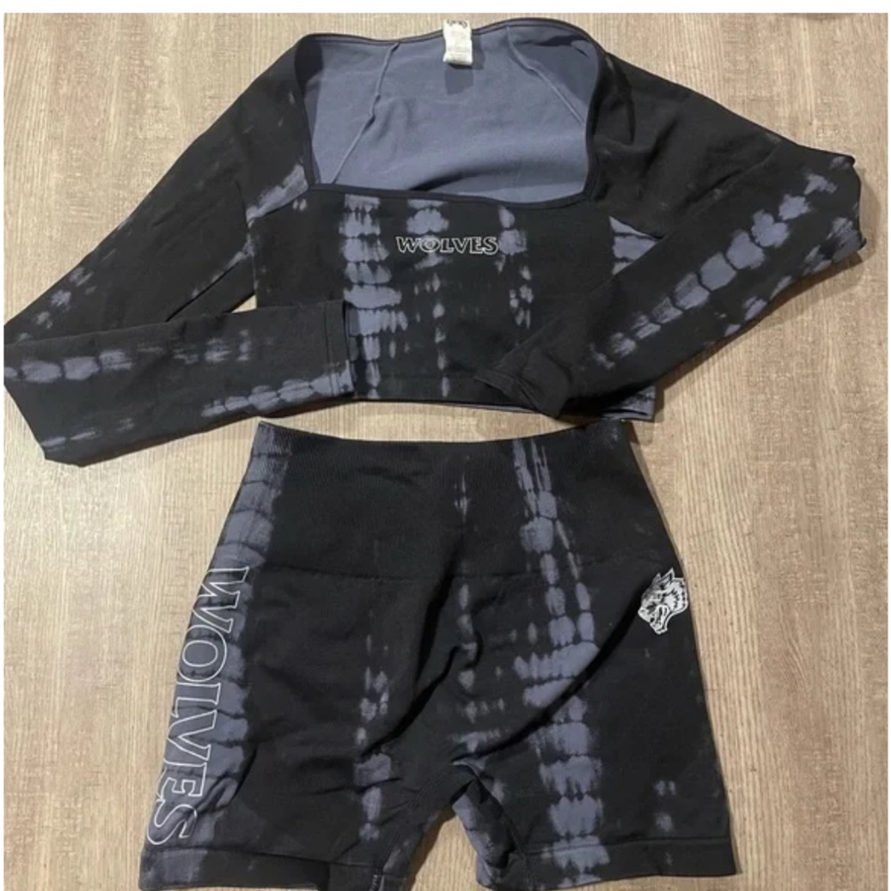 Darc Sport Black and Gray Athletic Shorts